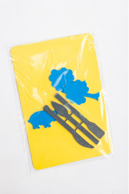 Дошка для ліплення, 160x235 мм, пластикова, зі стеками